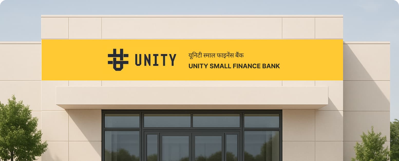 Unity Small Finance Bank banner