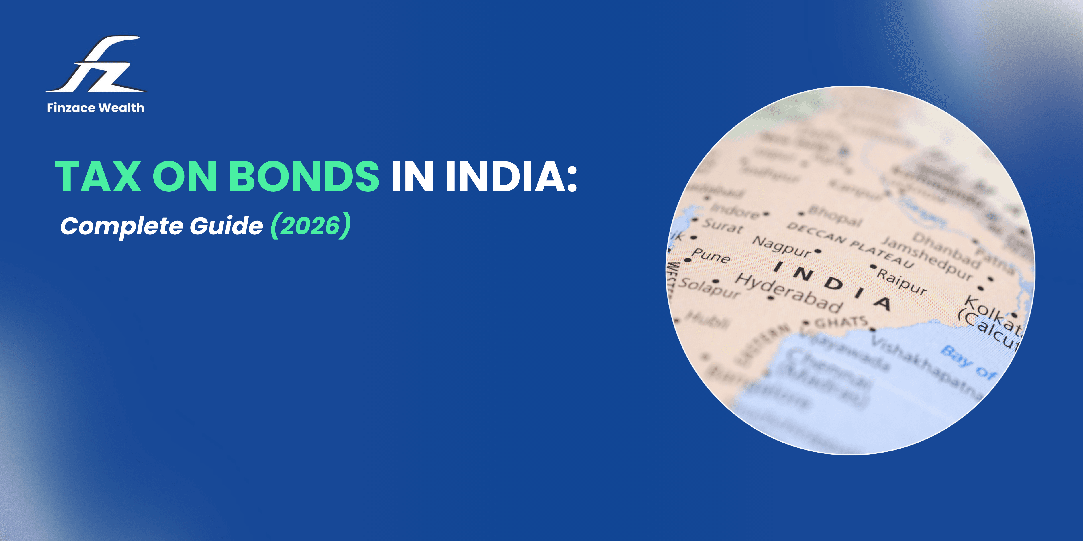 Bond taxation in India showing tax on interest, capital gains, TDS, tax-free bonds, SGBs, and post-tax bond returns.