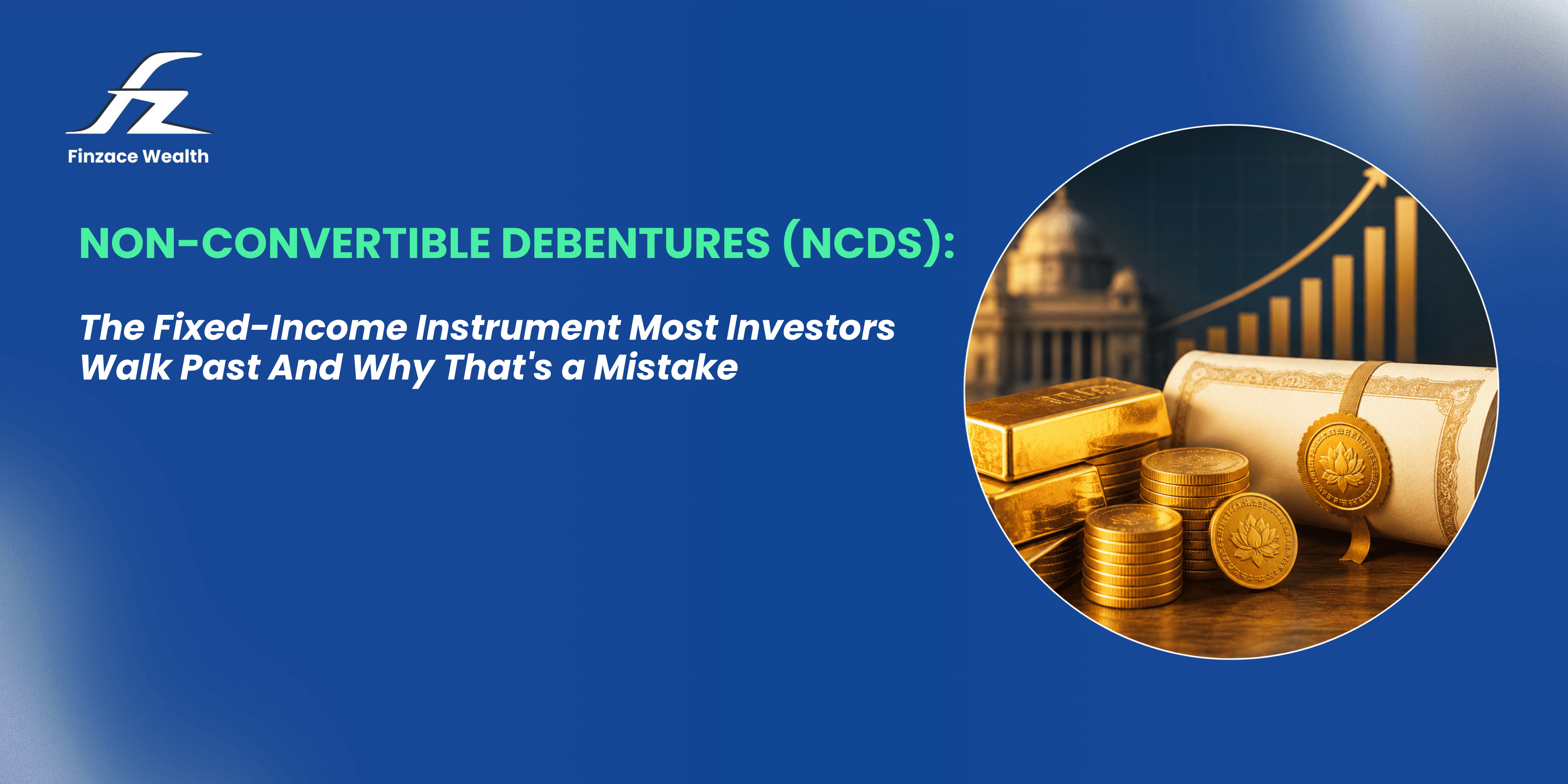 Complete guide to Non-Convertible Debentures (NCDs) explaining how they work, credit ratings, secured vs. unsecured NCDs, returns, taxation, and investment risks.