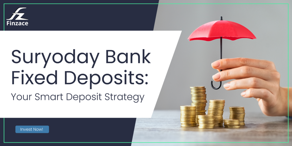 Suryoday Bank Fixed Deposits: Your Smart Deposit Strategy" and a call to action to invest now.