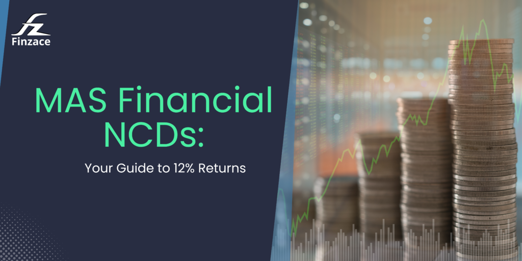 Stacked coins with a rising line graph overlay, symbolizing financial growth and high returns. The image reflects the reliability and profitability of MAS Financial's NCD offerings, highlighting their focus on secure and rewarding investments.